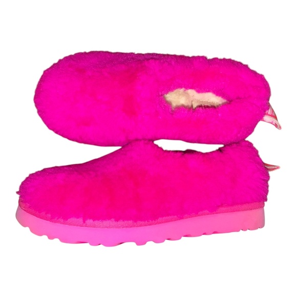 UGG Shoes - UGG Rock Rose Fluffy Clogs Slippers 7